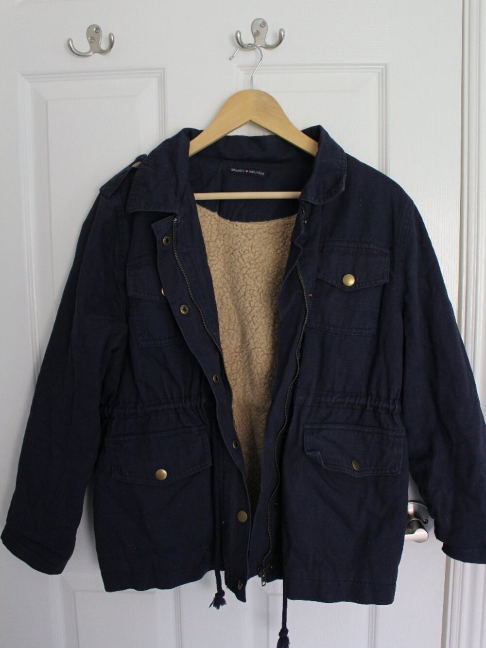 Brandy Melville Sherpa Lined Jacket Women's O/S